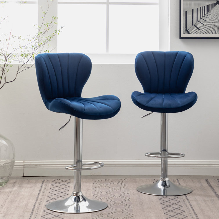 Orren Ellis Sittingbourne Swivel Adjustable Height Bar Stool & Reviews